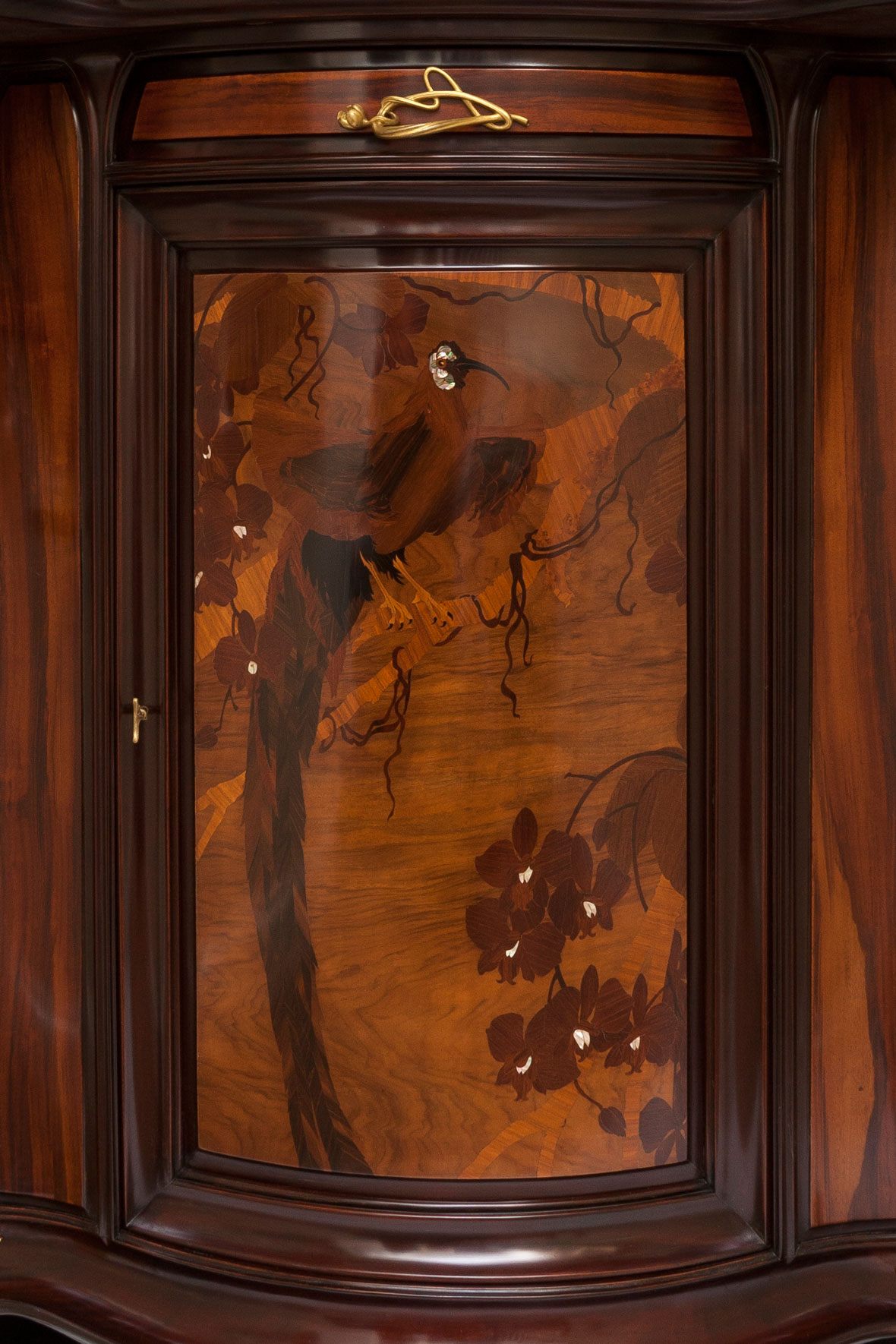 Majorelle 'Aux Nenuphars' Corner Cabinet